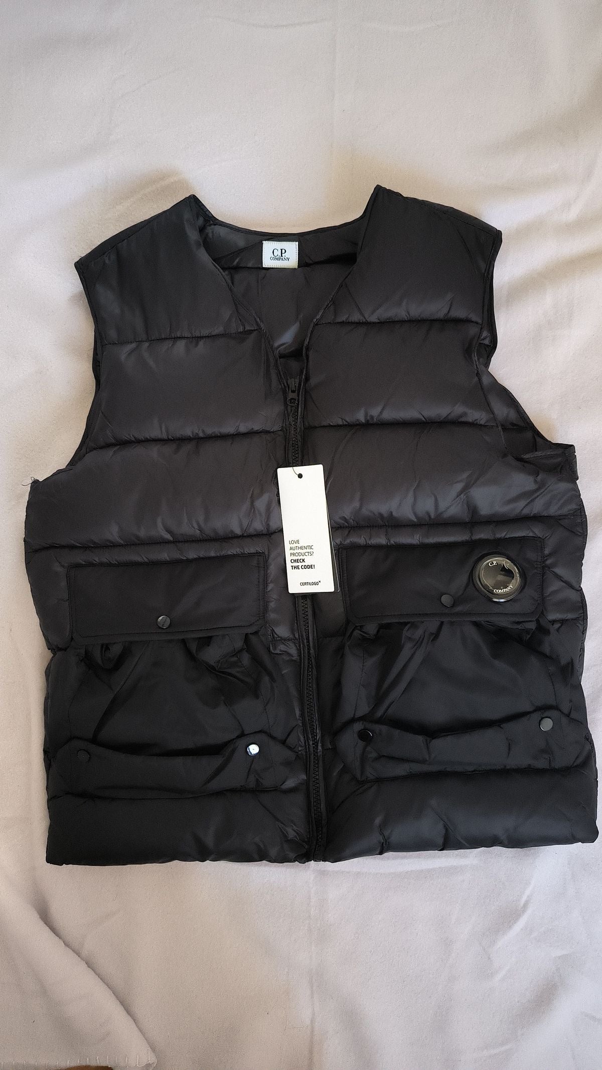 Doudoune C.P Sans Manche Premium - Noir
